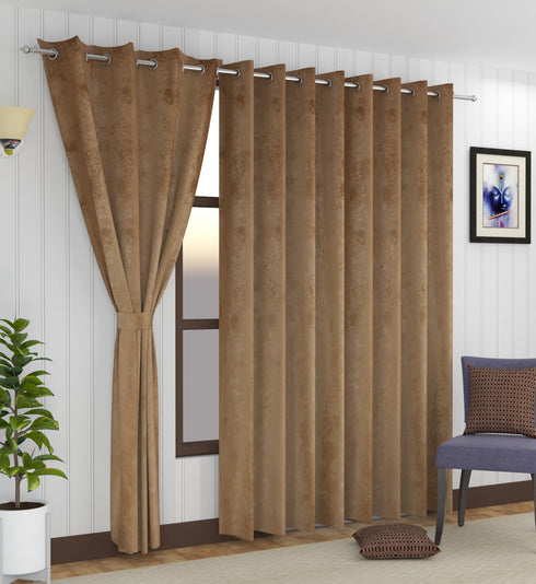 Cambridge Curtain by Florida - Curtains For Living Room Bedroom Balcony Made of Suede and Solid Colors